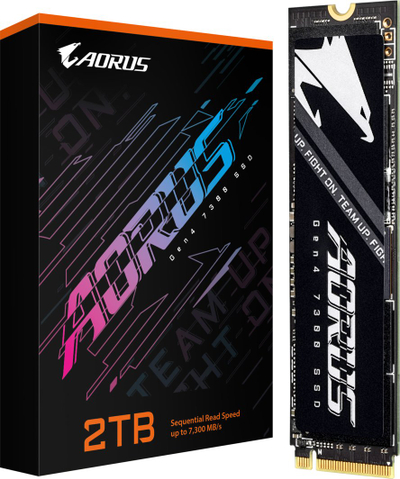 SSD Gigabyte AORUS AG4732TB N, 2TB, M.2 2280 PCIe Gen4 NVMe, i zi