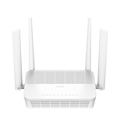 Router Cudy WR3000H, AX3000 Wi‑Fi 6, port 2.5G, i bardhë