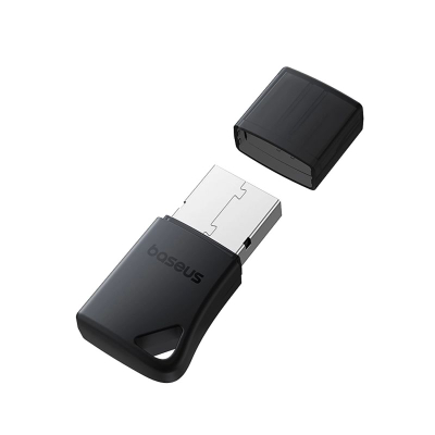 Adapter Bluetooth USB Baseus BA04+, Bluetooth 5.4, për kompjuter, i zi