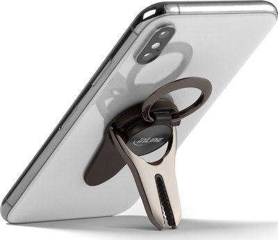 Mbajtëse telefoni InLine 3in1 Smartclip, për makinë dhe tavolinë, vetëngjitëse, e zezë