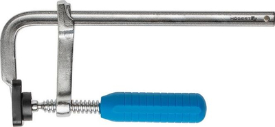 Kapëse çeliku Högert Technik HT3B912, 200x80mm, me dorezë plastike blu
