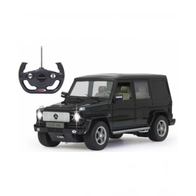 Makinë lodër me pult Rastar Mercedes Benz G55, shkalla 1:14, timon R/C, e zezë