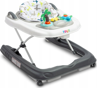 Karrocë ecëse për bebe Caretero Surf Fly, 2 në 1, me lodra dhe melodi, shumëngjyrëshe