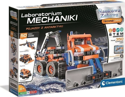 Lojë Laboratori i Mekanikës Clementoni. Automjete nga Antarktida.