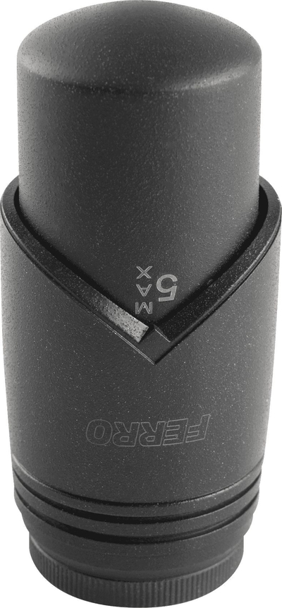 Kokë termostatike Ferro GT33B, M30x1.5, 9°C - 30°C, antracit