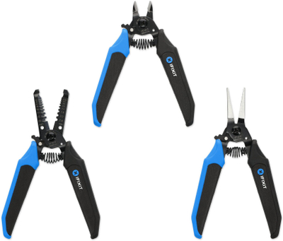 Set pinca IFixit Mandible 3 pjesë, dore të rehatshme, me rrotull për mbajtje