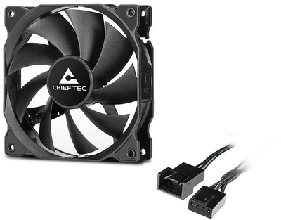 Вентилатор за куќиште Chieftec, 120mm, црн