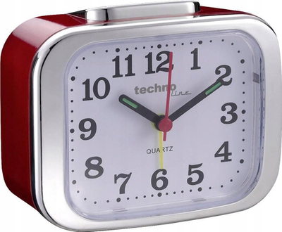 Orë me alarm TechnoLine Modell XL, analoge, e kuqe