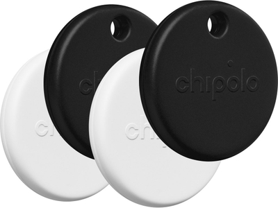 Блутут тракер Chipolo POP 4P, сет 4 парчиња, црн црвен бел син