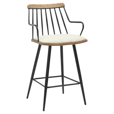 Stol bari Judi 48x52x92Hcm (HM9985.02), zezë