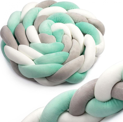 Mbrojtëse krevati për kalamaj Braided Swaddle Plait, 2m, 100% anti-alergjike