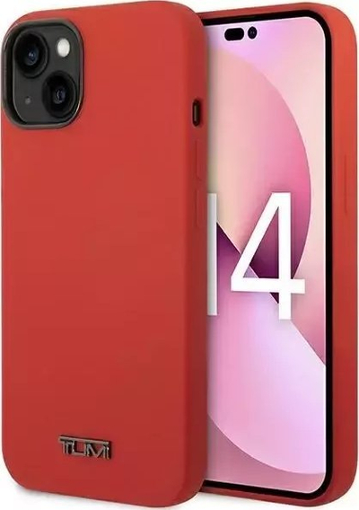 Mbrojtëse telefoni Tumi TTUHCP14MSR për iPhone 14 Plus 6.7", silikon Liquid, e kuqe