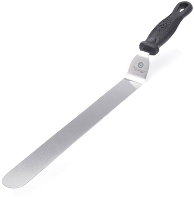 Лажица за кујна De Buyer Angled Rounded, 30 cm, инокс, сребрена