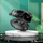 Kufje wireless Hoco EW57 Auspicious, True Wireless, me kuti karikimi, të zeza