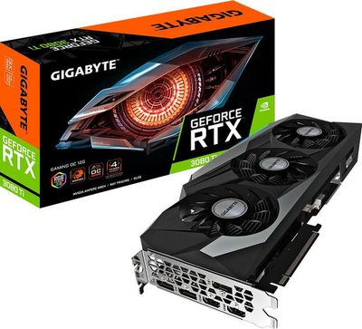 Kartelë grafike Gigabyte GeForce RTX 3080 Ti Gaming OC 12 GB GDDR6X, (GV-N308TGAMING OC-12GD) 