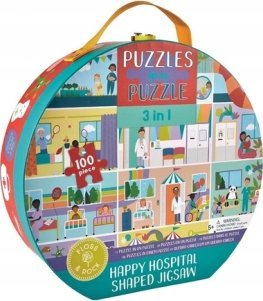 Puzzle Floss &amp; Rock 3 në 1, 100 pjesë, Happy Hospitals