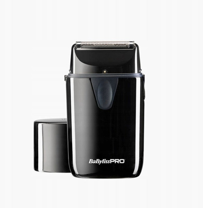 Brisk elektrik BaByliss PRO UV Single Foil Metal Shaver, sitë e vetme metalike, teknologji UV, i zi