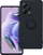 Mbrojtëse silikoni me unazë për Xiaomi Redmi Note 12 Pro+ 5G, magnetike, e zezë