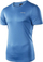 Bluzë sportive meshkuj HI-TEC SIBIC, poliester Quick Dry, me mëngë të shkurtra, blu