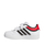Këpucë për kalamoj Adidas Hoops 4.0 CF C Jr JQ7863, sintetike, me shirit ngjitës, të bardha
