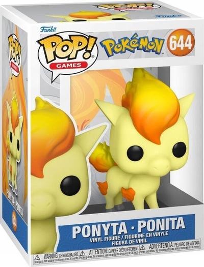 Figurinë Funko Pop Pokemon Ponyta, vinyl për me mbledh, për fansat e lojërave, shumëngjyrëshe