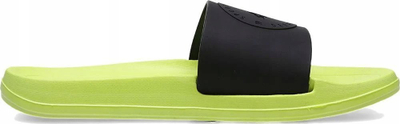 Sandale pishine për kalamaj 4F Beach SS23M079, slip on, taban sintetik, jeshile me të zezë