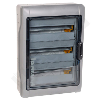 Kuti shpërndarëse Legrand 601947, montim sipërfaqësor, 3x18 module, IP65, e bardhë