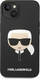 Mbulesë telefoni Karl Lagerfeld KLHMP14MSLKHBK, për iPhone 14 Plus, silikon, MagSafe, e zezë