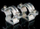 Kapëse kabllosh metalike Kopos 5216E AL OMEGA, 14mm, argjend