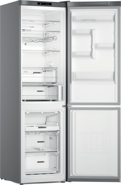 Frigorifer kombinë Whirlpool W7X No Frost, 367L, 202.7cm, inox