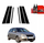Folie mbrojtëse BodyShield për shtylla B C, 6 në 1, Volkswagen Polo Hatchback 5D 2001 2009, e zezë