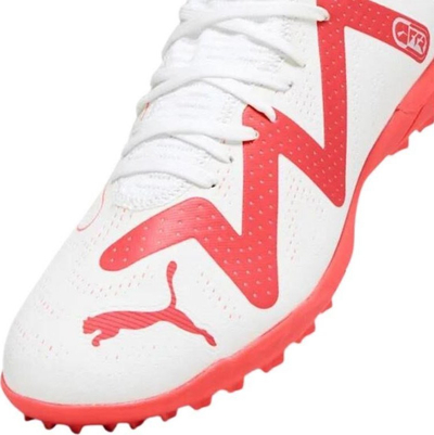 Patika futbolli për burra Puma Future Play TT, turf, nr 46.5, të bardha me rozë