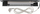 Panel drite Delta Lighting A19-1LED, për kabinet rack 19", LED, i zi