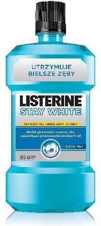 Ujë pastrues për gojë Listerine Stay White, 500 ml