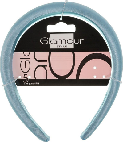 Rreth flokësh Glamour Style, i trashë, blu pastel