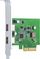 Kartë zgjeruese QNAP QXP-10G2U3A, 2 porte USB 3.2 Gen 2, 10 Gbps, PCIe
