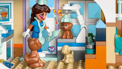 Lodër LEGO Veterinary Clinic for Horses and Pets 42651, set ndërtimi, për fëmijë, shumëngjyrësh