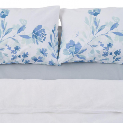 Set shtrati dopio BBC Mist, 4 pjesë, 132TC, gri e çelët