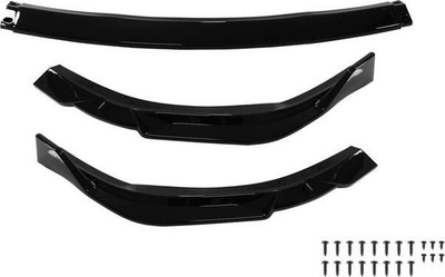 Splitter për tampon përpara Lexus ES VII, ABS, shkëlqim i zi