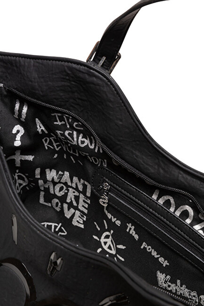 Çantë krahu Desigual 19WAXP34 2000, e zezë