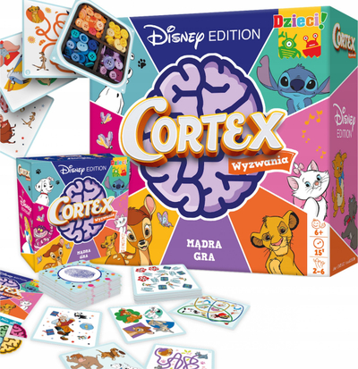 Lojë shoqërore Rebel Game Cortex Disney, mendore, familjare, shumëngjyrëshe