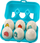 Set edukativ Lean Toys Dinosaur Eggs, 6 vezë, shumëngjyrëshe