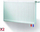 Radiator me valvul Kermi therm-x2 Profil-V, tip 33, 400x1000 mm, i bardhë
