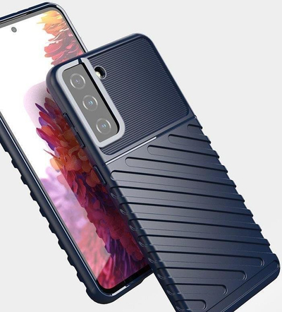 Mbrojtëse telefoni Hurtel Thunder Case Samsung Galaxy S22 Plus, e butë, TPU, blu