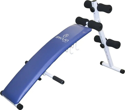 Stol fitnesi Spartan Fitness Bench With Incline S, i rregullueshëm, për ushtrime force, i zi
