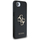Маска за телефон Guess Grained Big 4G Logo, за iPhone 16e, црна