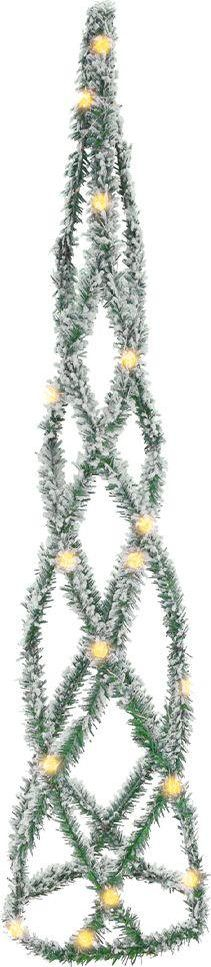 Новогодишна декорација конус LED, 40 светла, 80 cm, зелена