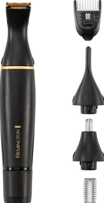 Trimmer Remington NE7000 T Series, tehe titan, dorezë antirrëshqitëse, i zi e artë