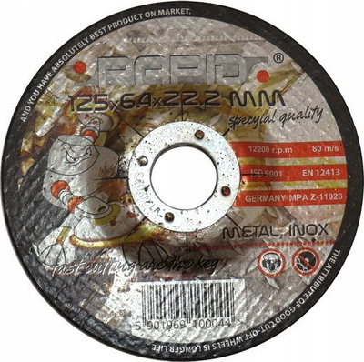 Disk bluarës metali Marpol M08226, 125 mm, 6.4 mm