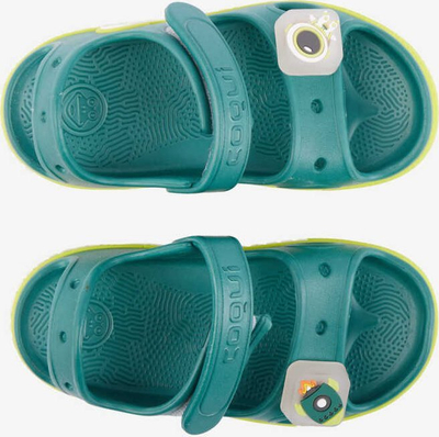 Sandale për kalamaj Coqui Yogi Jr 92800617426, material CoquiAir, jeshile